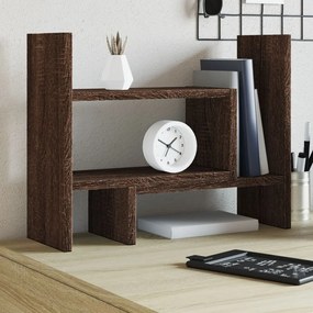Organizer Scrivania Rovere Marrone 38,5x17x39 Legno Multistrato /