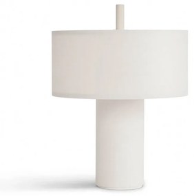 Margin Portable Lampada da Tavolo White Canvas - New Works