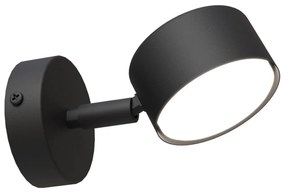 Applique Minimal Hermes Acciaio Nero 1 Luce Gx53 Ip20