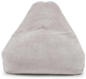 Puof a sacco marrone con rivestimento in velluto a coste Snug 100 – SLOWDOWN