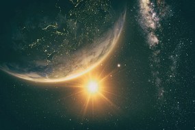 Carta da parati – Vista dallo spazio