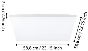 Eglo 99845 - Plafoniera LED TURCONA LED/31,5W/230V
