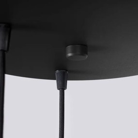 Sollux SL.1715 - Lampadario a sospensione con filo HALO 3xG9/8W/230V diametro 25 cm nero