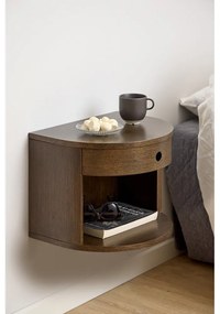 Comodino colore naturale scuro con effetto rovere Paron – Actona