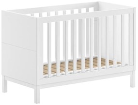 Lettino bianco in pino massiccio 60x120 cm Eva – Vipack