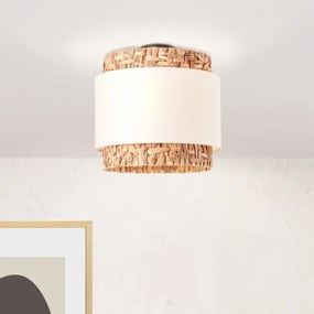 Brilliant - Plafoniera WATERLILLY 2xE27/60W/230V diametro 35 cm color crema