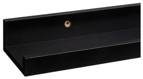 Mensola nera per quadri 60 cm - Casa Selección