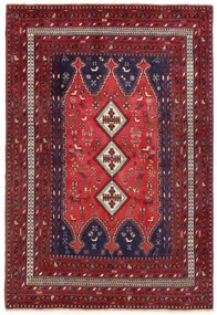 Afshar Tappeto 130 x 200 (Iran) Annodato A Mano