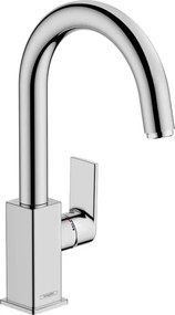 Miscelatore Lavabo canna ad ombrello con Bocca Orientabile e scarico Cromo Hansgrohe Vernis Shape 71564000