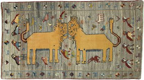 Gabbeh Tappeto 120 x 210 Beige (Iran) Annodato A Mano