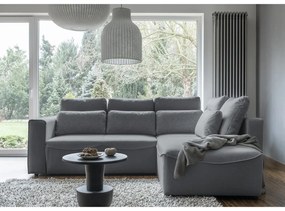 Divano letto angolare grigio (variabile) Homely Tommy - Miuform