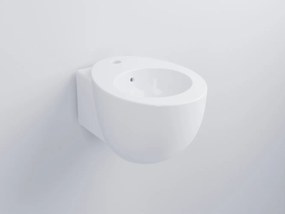 Cielo Le Giare lavabo sospeso 34x50 con troppopieno in ceramica bianco lucido