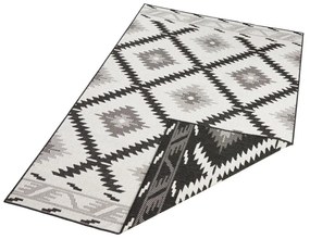 Tappeto da esterno nero e crema , 290 x 200 cm Malibu - NORTHRUGS