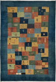 Gabbeh Tappeto 150x110 (Iran) Annodato A Mano