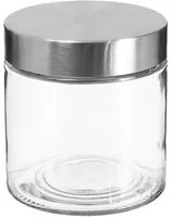 Barattolo 750 ml in vetro tappo in acciaio inox