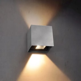 Brilagi - Applique a LED da esterno CUBE LED/6W/230V grigio IP54
