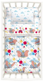 Copriletto Trapuntato Dumbo Disney baby, in cotone CALEFFI