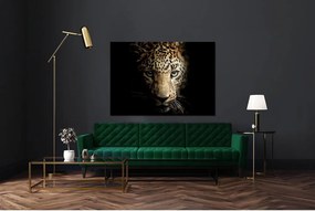 Dipinto su vetro 100x70 cm Leopard - Styler