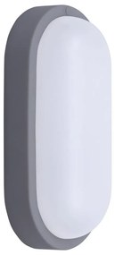 Solight WO749-G- LED Lampada da esterno LED/20W/230V 4000K IP54 grigio ovale