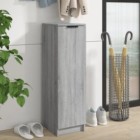 Scarpiera Grigio Sonoma 30x35x100 Cm İn Legno Multistrato /