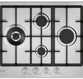 Piano cottura 4 fuochi CHG6D4WTX GHISA INOX CANDY inox