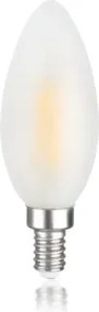 Lampadina attacco e14 oliva in vetro satinata 4 w 430 lm 3000 k ø 3...