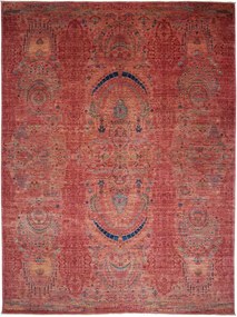 Samarkand Tappeto orientale 400 x 300 Viola (Pakistan) Annodato A Mano
