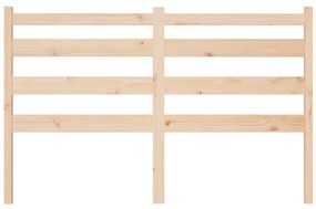 Testiera per letto 206x4x100 cm in legno massello di pino