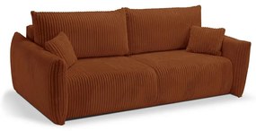 Divano letto 2 posti FRIDA marrone