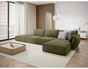 Divano angolare verde (angolo destro) Vanda - Mazzini Sofas