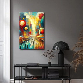 Quadro su tela – Geometria della città