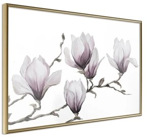 Poster  On the Twig  Cornice Quadri Cornice d'oro, Larghezza x Altezza Home decor 90x60