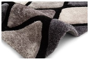 Tappeto Noble House a scacchi grigio, 150 x 230 cm - Think Rugs