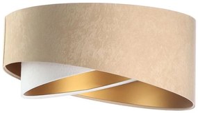 Paralume universale GALAXY E27 diametro 45 cm beige/bianco/oro