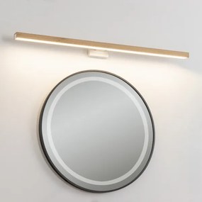 Brilagi-Illuminazione a LED per specchi da bagno WOODY MIRROR LED/15W/230V IP44 quercia/bianco