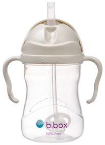 Tazza con cannuccia - beige 240 ml