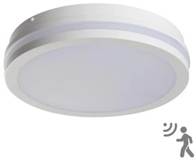 Kanlux 33344 - Plafoniera LED da esterno con sensore BENO LED/24W/230V 4000K bianca IP54