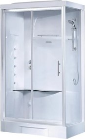 Cabina doccia idromassaggio rettangolare Cayenne 70 x 100 cm