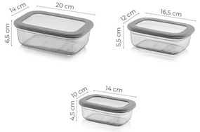 Vasetti per alimenti 3 pz. - Hermia