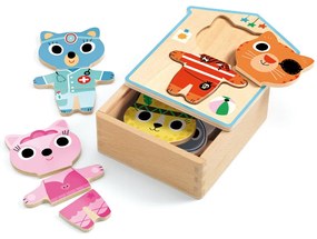 Puzzle Dressup Mix - vestiamo i gattini