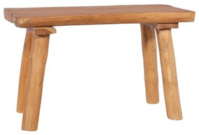 Panchina da Giardino 80 cm in Legno Massello di Teak