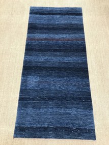 Loribaft Tappeto persiano 210 x 90 Blu (Iran) Annodato A Mano