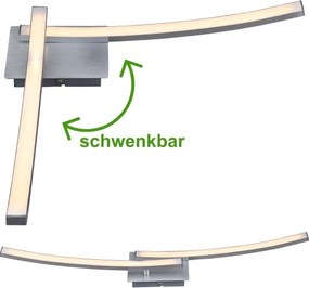 Plafoniera LED 2xLED/6W/230V 3000K, cromo opaco
