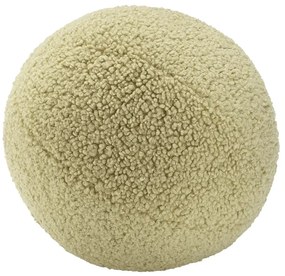 Cuscino per divano da bambini verde con rivestimento in bouclé Ball – Wigiwama