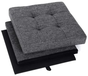 Pouf SULTAN 38x38 cm grigio