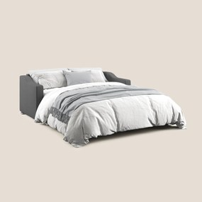 Amber divano letto matrimoniale in tessuto smacchiabile T05 antracite