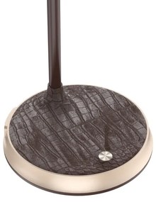 Immax 08971L - Lampada da tavolo LED dimmerabile FINCH LED/9W/12/230V marrone/oro