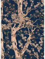 Mindthegap Carta da parati The Sacred Three - Indigo Blue/ Peach/ Red/ Taupe