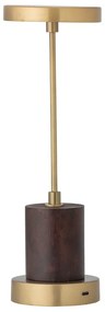 Lampada da tavolo a LED dimmerabile in oro con paralume in metallo (altezza 30 cm) Chico - Bloomingville