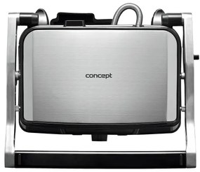 Concept ge2005 - Griglia a contatto 1500W/230V acciaio inossidabile/nero